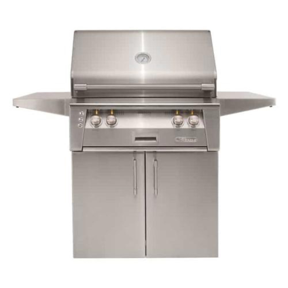 Alfresco Grills ALXE 30-Inch 2-Burner Freestanding Propane Gas Grill with Sear Zone and Rear Infrared Burner - Stainless Steel