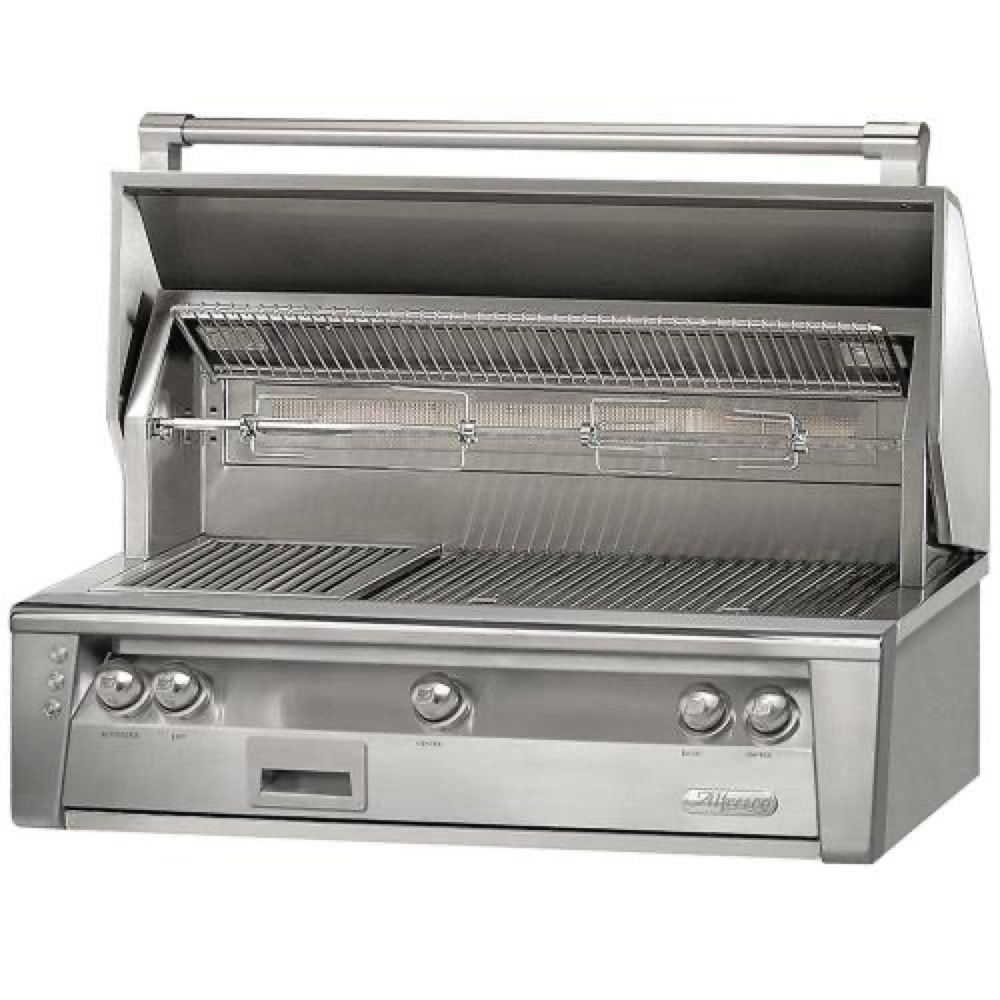 Alfresco Grills ALXE 42-Inch 3-Burner Built-In Propane Gas Grill with Sear Zone and Rear Infrared Burner - Stainless Steel