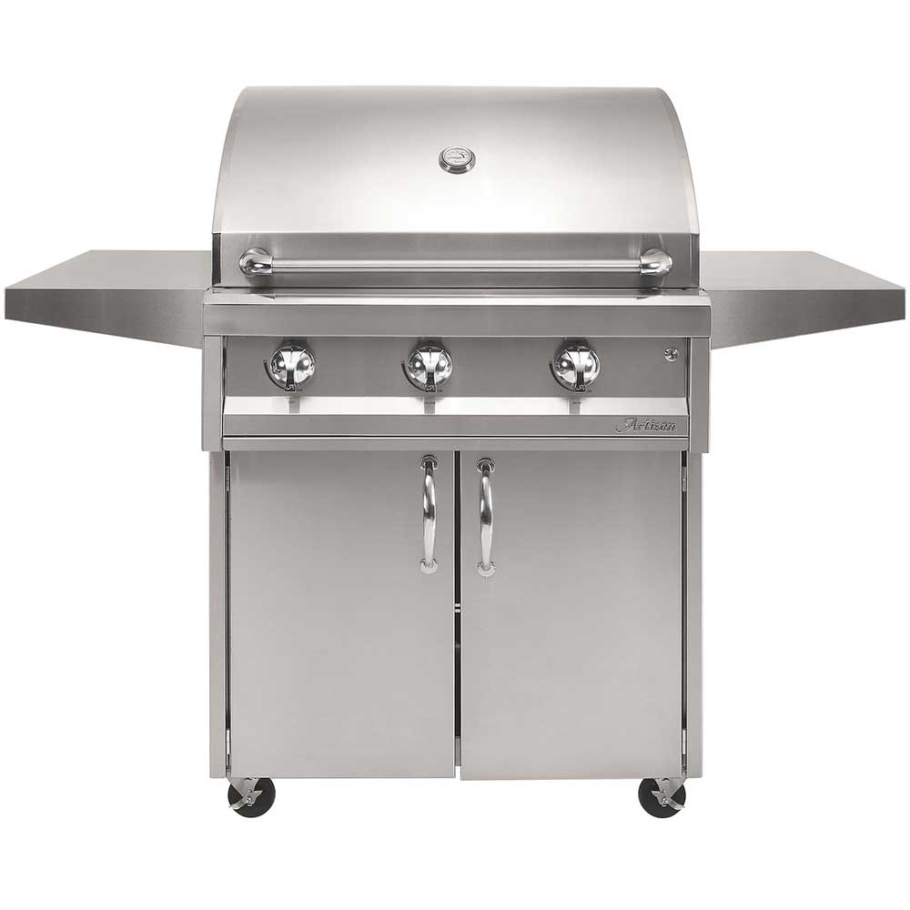 Artisan American Eagle 32-Inch 3-Burner Freestanding Propane Gas Grill