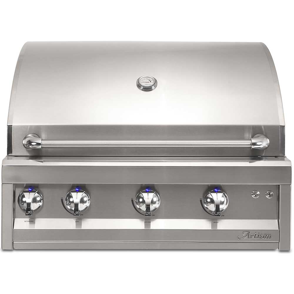 Artisan Professional 32-Inch 3-Burner Built-In Propane Gas Grill with Rear Infrared Burner