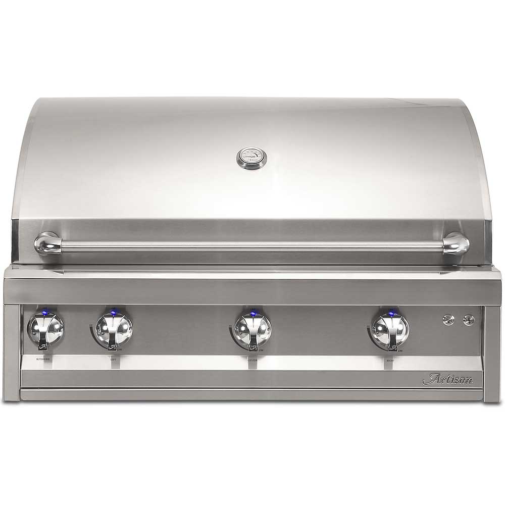 Artisan Professional 36-Inch 3-Burner Built-In Propane Gas Grill with Rear Infrared Burner