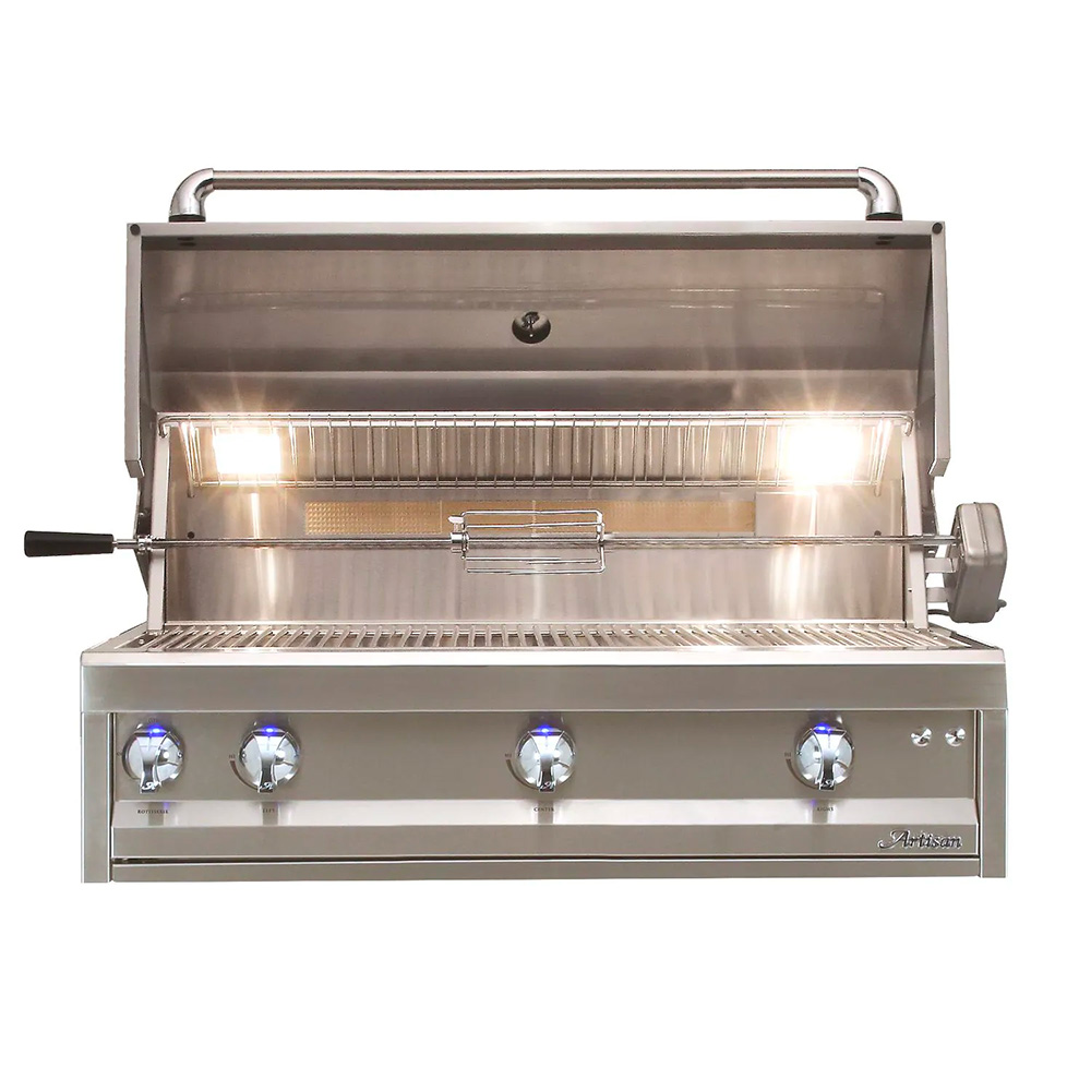 Artisan Professional 42-Inch 4-Burner Built-In Natural Gas Grill with Rear Infrared Burner