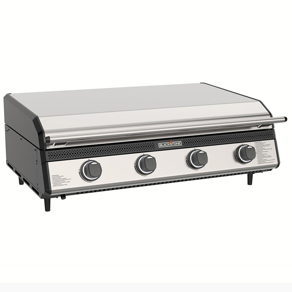 Blackstone 36-Inch 4-Burner Built-In Propane Gas Flat Top Griddle with Hood