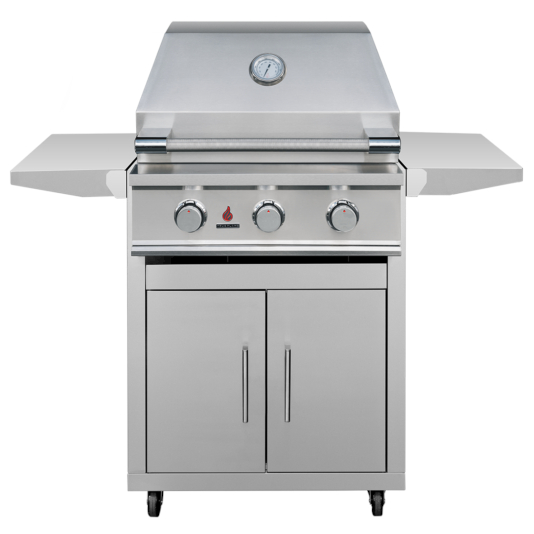 TrueFlame E Series 25-Inch 3-Burner Freestanding Propane Gas Grill