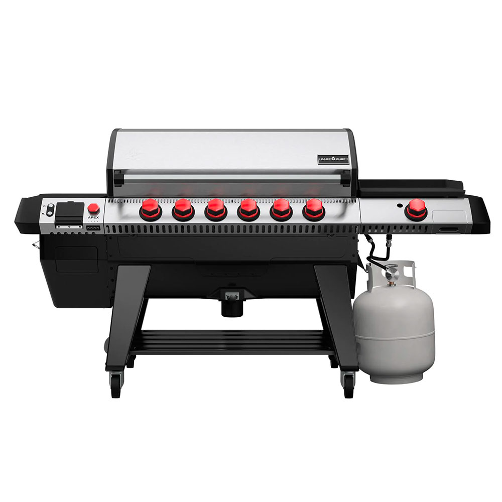 Camp Chef Apex 36-Inch Pellet Grill with Gas Kit and Sidekick
