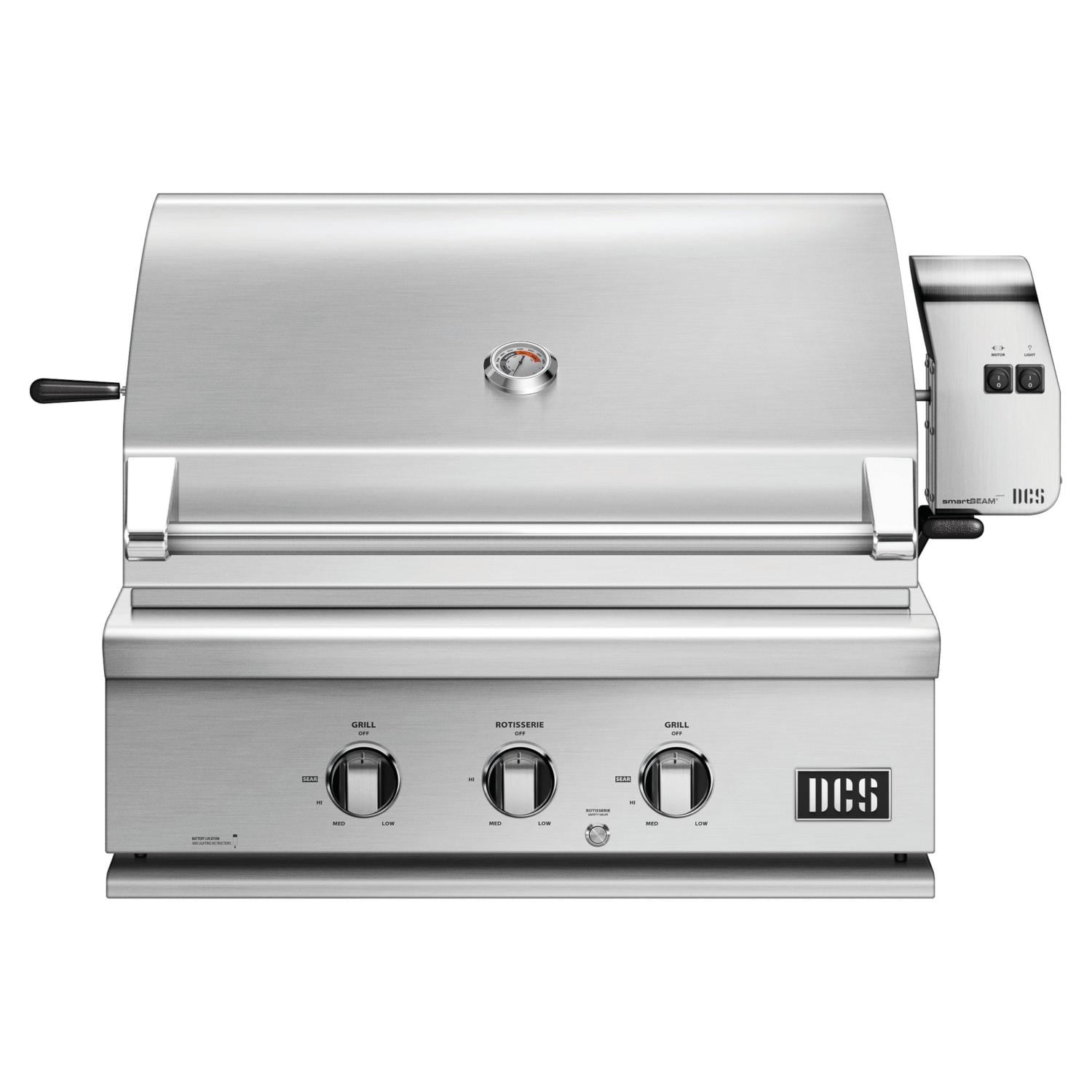 DCS 30-Inch Series 7 Built-In Propane Gas Grill with Rotisserie