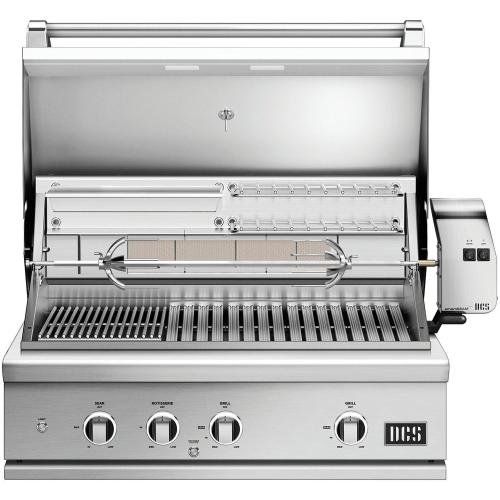 DCS 36-Inch Series 9 Built-In Propane Gas Grill with Rotisserie & Infrared Burner