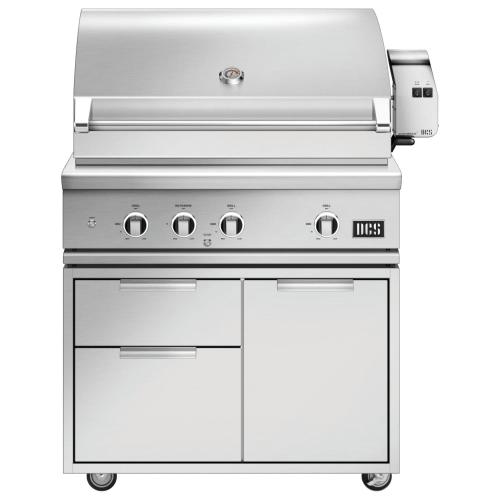 DCS 36-Inch Series 9 Freestanding Propane Gas Grill with Rotisserie