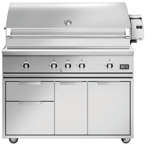 DCS 48-Inch Series 7 Freestanding Propane Gas Grill with Rotisserie & Infrared Burner