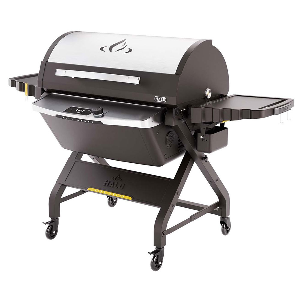 Halo Prime 1500 34-Inch Wi-Fi & Bluetooth Controlled Freestanding / Tabletop Pellet Grill