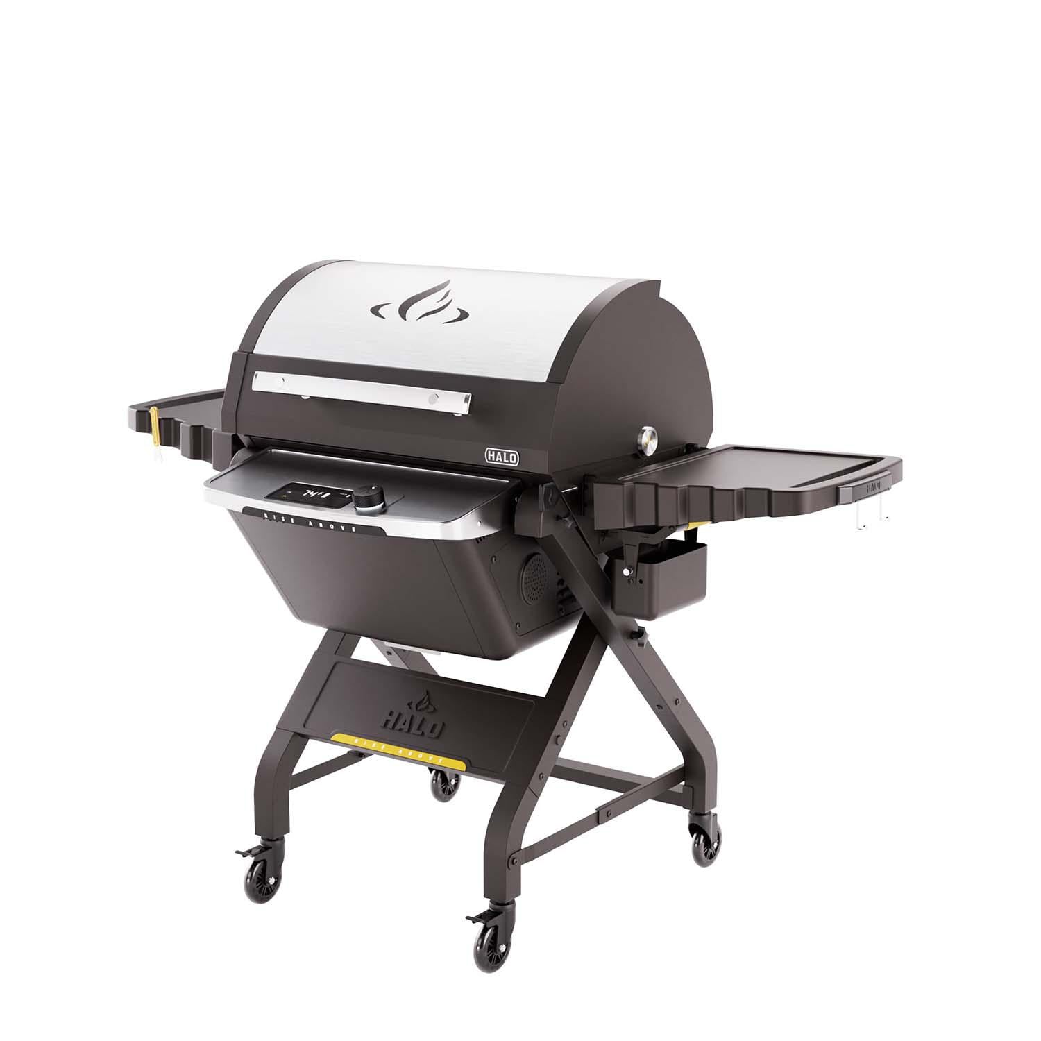Halo Prime 1100 26-Inch Wi-Fi & Bluetooth Controlled Freestanding / Tabletop Pellet Grill