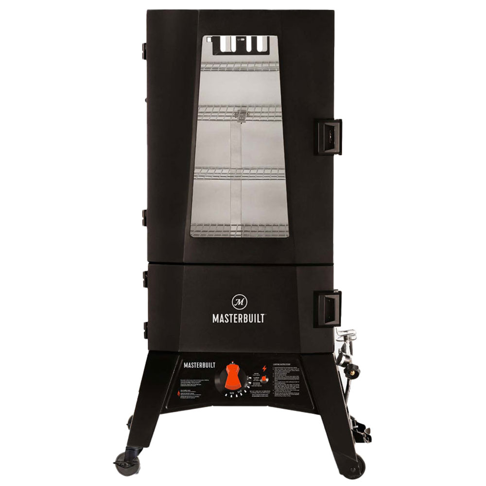 Masterbuilt ThermoTemp XL 40-Inch Propane Smoker with 4 Adjustable Racks and Window