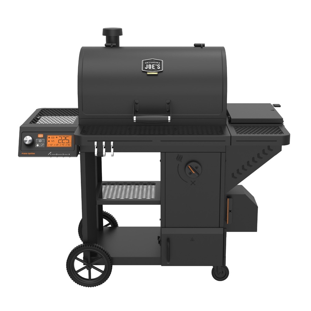Oklahoma Joe's Tahoma 1200A DLX Wi-Fi Controlled Auto-Feed Charcoal Smoker & Grill