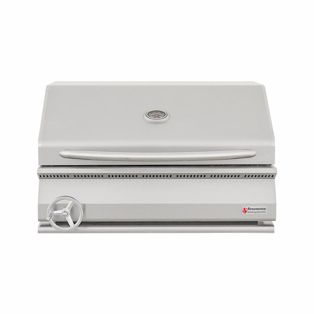 RCS Premier Built-In Stainless Steel 32-Inch Charcoal Grill