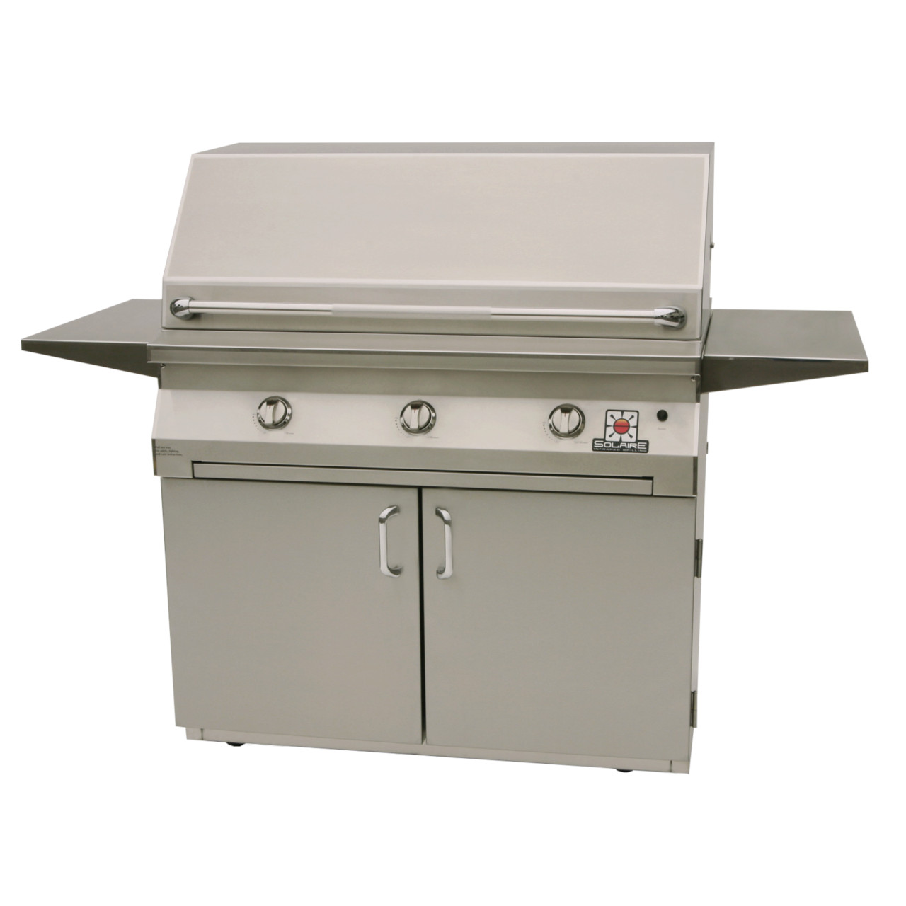 Solaire 42-Inch Freestanding InfraVection Propane Gas Grill With One Infrared Burner and Rotisserie on Standard Cart