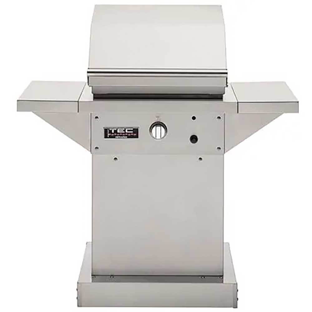 TEC Grills Patio FR 26-Inch Infrared Propane Gas Grill On Stainless Pedestal