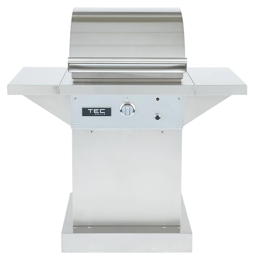 TEC Grills Sterling Patio FR 26-Inch Infrared Propane Gas Grill On Stainless Pedestal