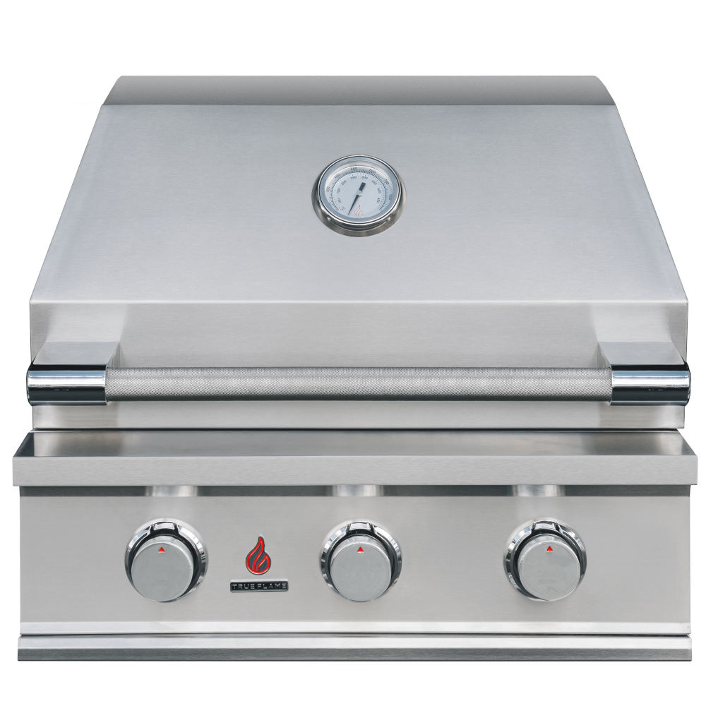 TrueFlame E Series 25-Inch 3-Burner Built-In Propane Gas Grill