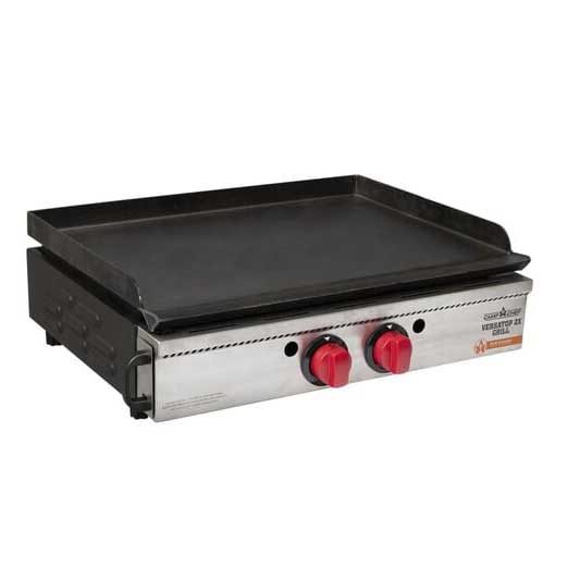 Camp Chef VersaTop 2X 16-Inch Portable Flat Top Propane Gas Grill System with Griddle