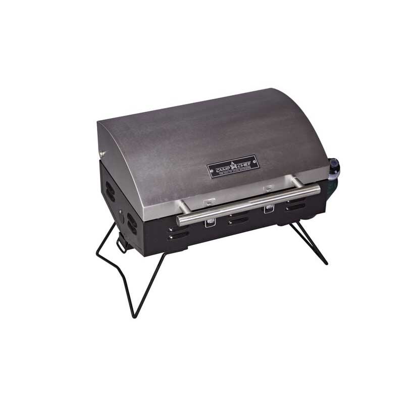 Camp Chef 1-Burner Portable Stainless Steel Table Top Propane Gas Grill